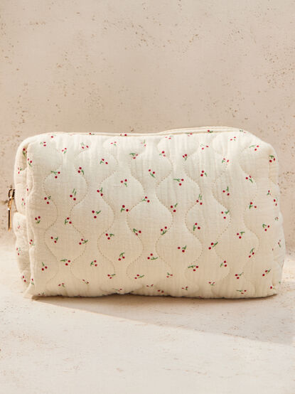 Very Cherry Rectangle Pouch - TULLABEE