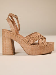 Whisora Rattan Crossover Wedge - TULLABEE