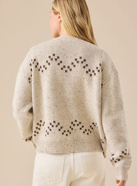 Cowboy Boot Grandpa Sweater Detail 4 - TULLABEE