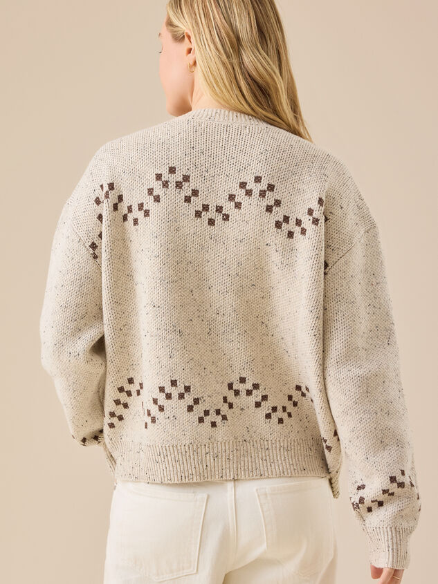 Cowboy Boot Grandpa Sweater Detail 4 - TULLABEE