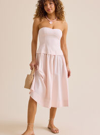 Melusine Midi Dress Detail 2 - TULLABEE