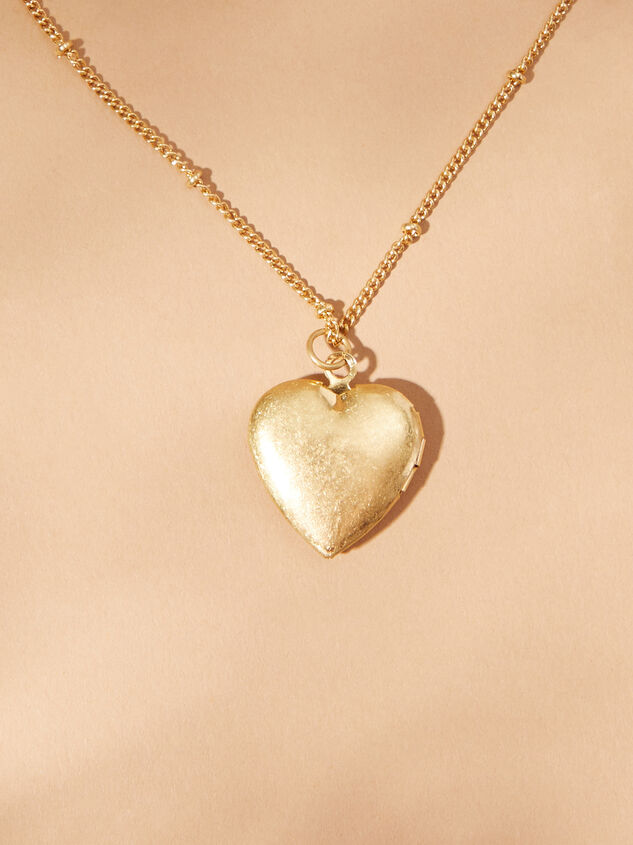 Antique Heart Locket Necklace Detail 4 - TULLABEE