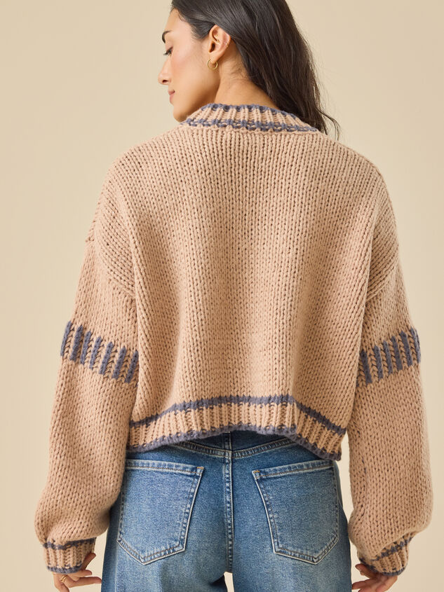 Laurna Fairisle Cardigan Detail 5 - TULLABEE