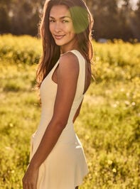 Wander Light Wrap Dress Detail 3 - TULLABEE