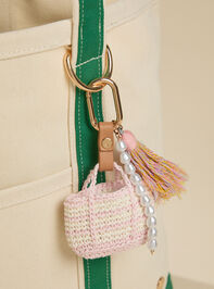 Signature Canvas Tote Bag Detail 3 - TULLABEE