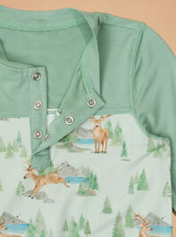 Buck Deer Romper Detail 3 - TULLABEE