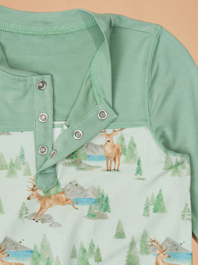 Buck Deer Romper Detail 3 - TULLABEE
