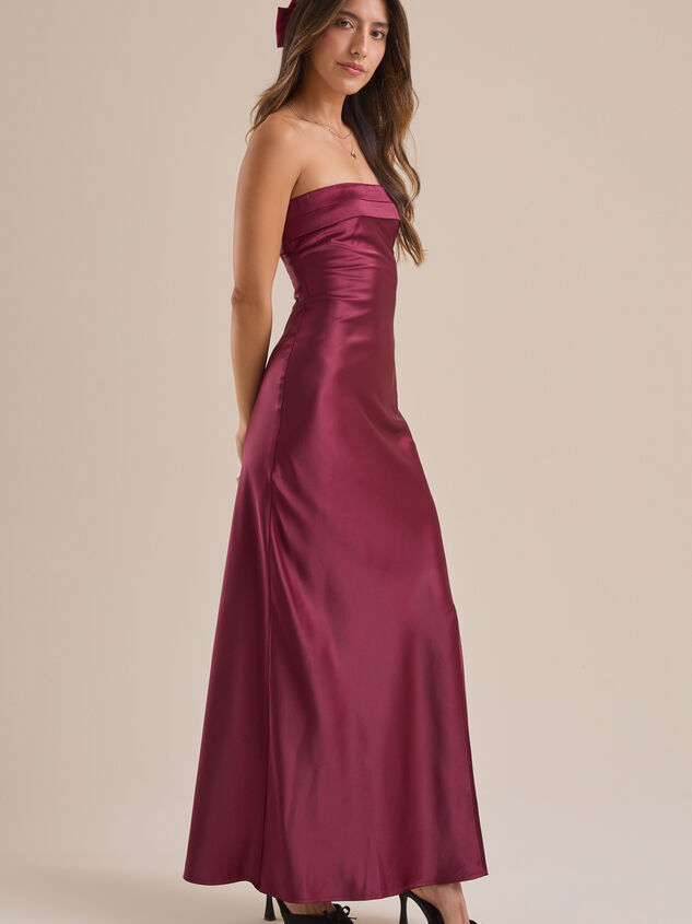 Paityn Strapless Maxi Dress Detail 4 - TULLABEE