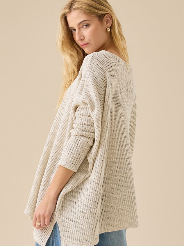 Liddy Oversized Sweater Detail 6 - TULLABEE