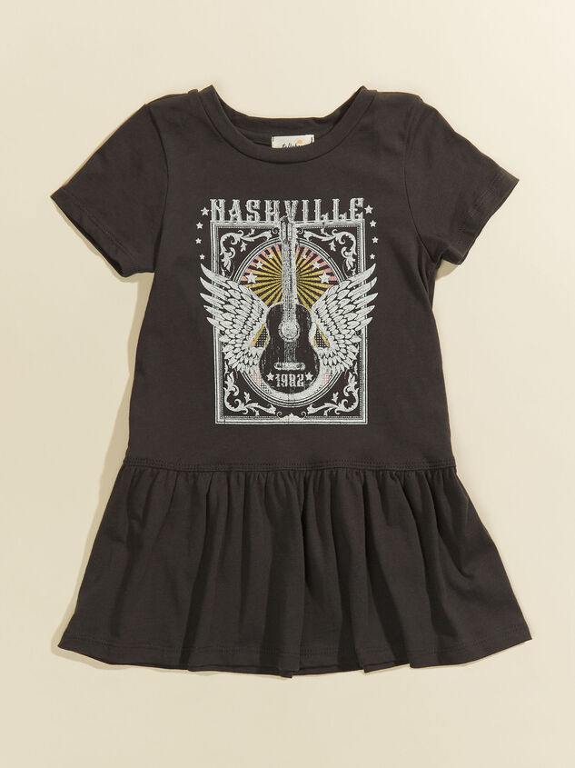 Nashville Glitter Dress Detail 2 - TULLABEE