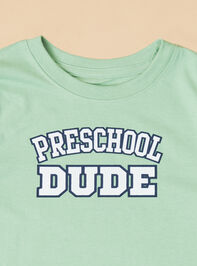 Preschool Dude Tee Detail 2 - TULLABEE