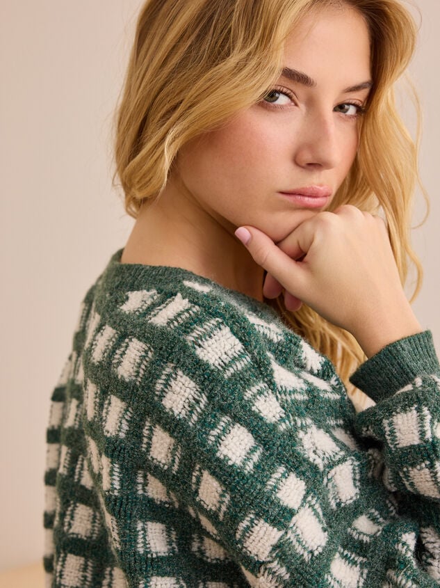 Weekender Gingham Pullover Detail 5 - TULLABEE