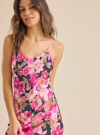 Virginia Satin Midi Dress Detail 3 - TULLABEE