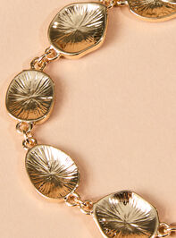 Hammered Coin Bracelet Detail 3 - TULLABEE