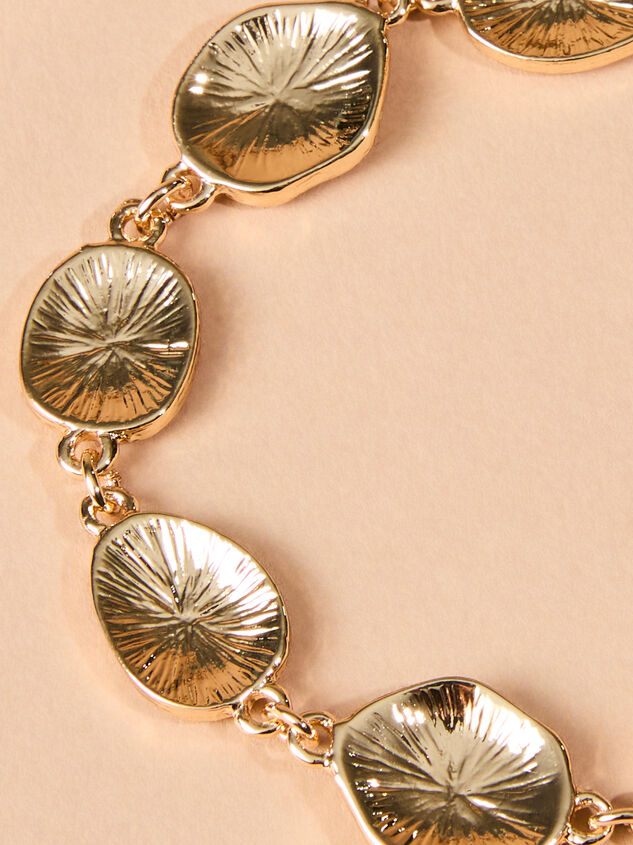 Hammered Coin Bracelet Detail 3 - TULLABEE