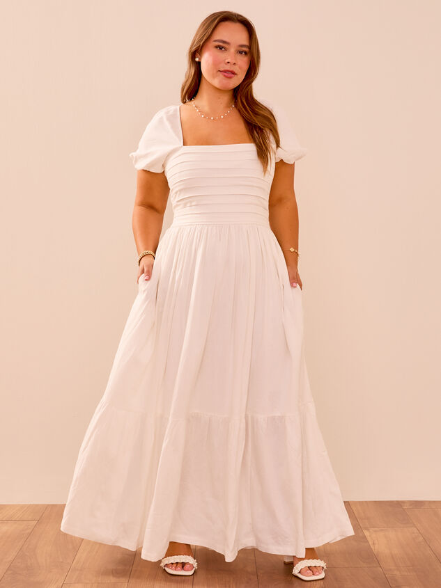 Wilow Linen Maxi Dress - TULLABEE