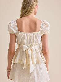 Mari Baby Doll Top Detail 6 - TULLABEE