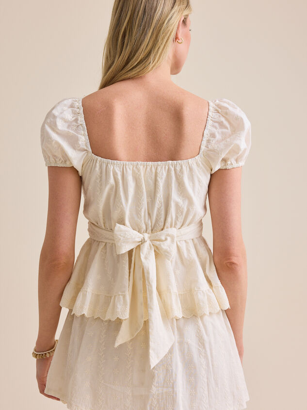 Mari Baby Doll Top Detail 6 - TULLABEE