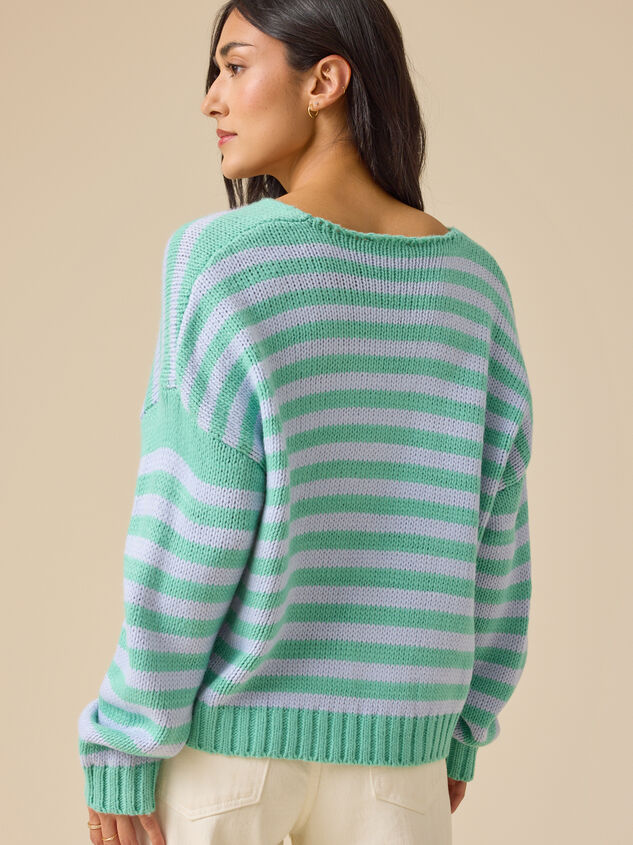 Kataleya Striped Sweater Detail 4 - TULLABEE