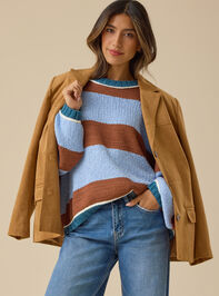 Nova Striped Sweater Detail 2 - TULLABEE