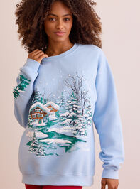 Frosted Big Sky Pullover Detail 2 - TULLABEE