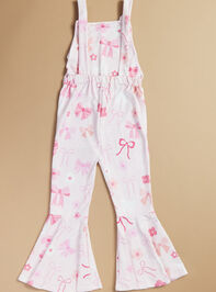 Paige Bow Flare Jumpsuit Detail 2 - TULLABEE