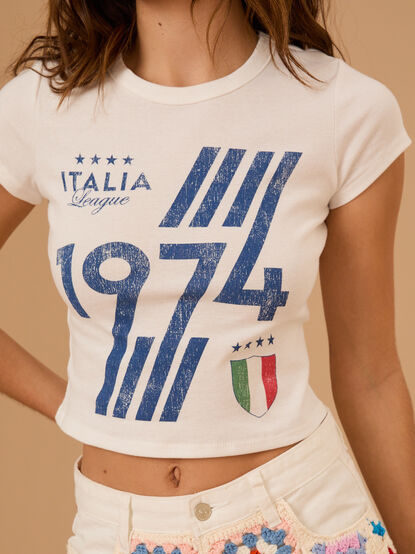 Italia Graphic Baby Tee - TULLABEE