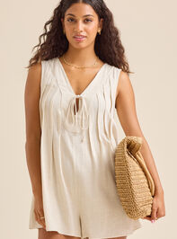Evie Linen Romper - TULLABEE