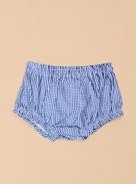 Picnic Blue Diaper Cover by Mud Pie - TULLABEE
