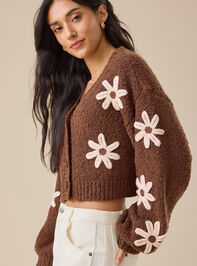 Francesca Flower Cardigan Detail 3 - TULLABEE