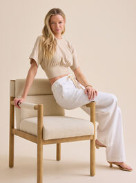 Millie Banded Hem Top - TULLABEE