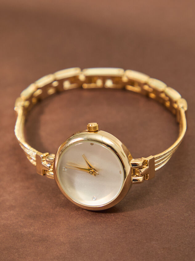 Golden Grace Round Watch Detail 2 - TULLABEE