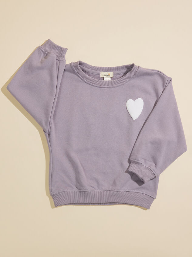 Be Kind Toddler Sweatshirt Detail 2 - TULLABEE