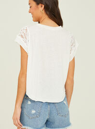 Harley Lace Sleeve Top Detail 4 - TULLABEE