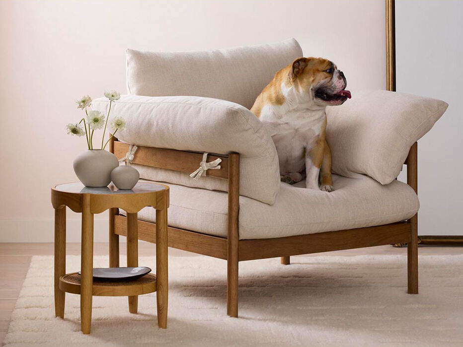 Sienna Marble Side Table - TULLABEE - 