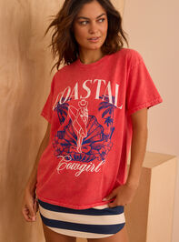 Coastal Cowgirl Oversized Tee - TULLABEE