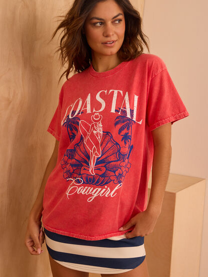 Coastal Cowgirl Oversized Tee - TULLABEE