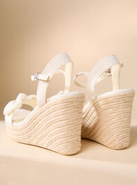 Cassia Bow Wedges Detail 4 - TULLABEE
