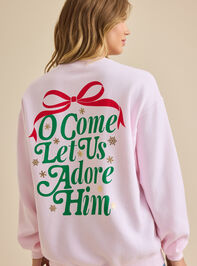 Let Us Adore Him Sweatshirt - TULLABEE