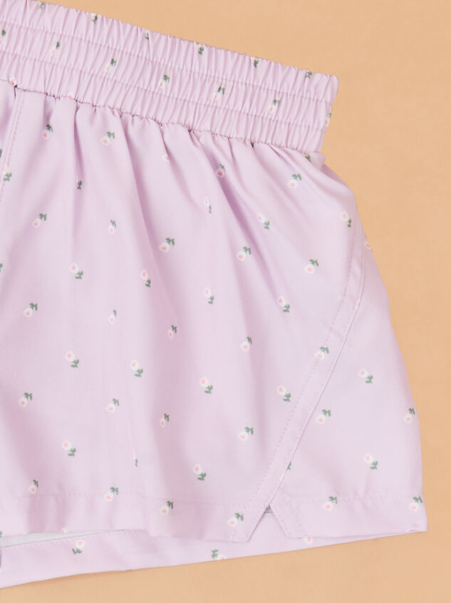Swift Floral Shorts Detail 2 - TULLABEE