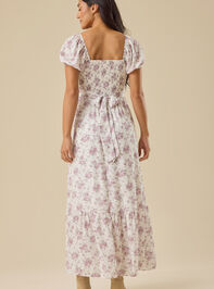 Lottie Maxi Tie Dress Detail 5 - TULLABEE