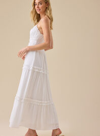 Greer Ruffle Maxi Dress Detail 3 - TULLABEE