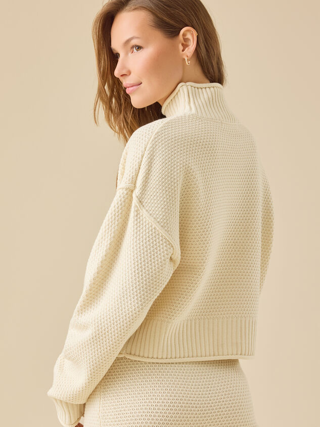 Shay Mock Neck Sweater Detail 8 - TULLABEE