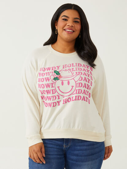 Howdy Holidays Sweatshirt - TULLABEE