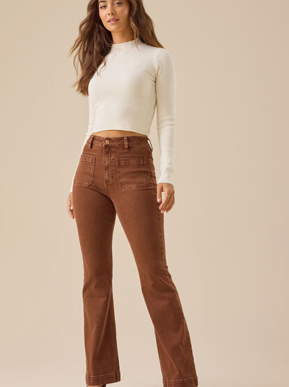 Billie High Rise Sailor Pocket Pants - TULLABEE