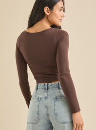 Everyday Seamless Long Sleeve Top Detail 5 - TULLABEE