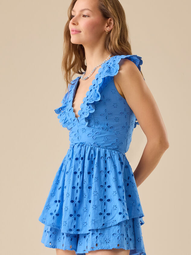 Opal Eyelet Romper Detail 4 - TULLABEE