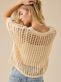 Ali Crochet Boxy Top Detail 4 - TULLABEE
