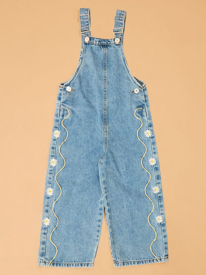 Daisy Dash Toddler Overalls - TULLABEE