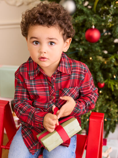 Marley Plaid Button-Up - TULLABEE